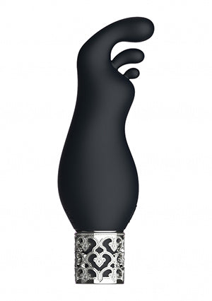 Shots Toys | Royal Gems Exquisite - 10 Speed Rechargeable Silicone Bullet - Black