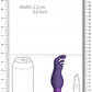 Shots Toys | Royal Gems Exquisite - 10 Speed Rechargeable Silicone Bullet - Purple