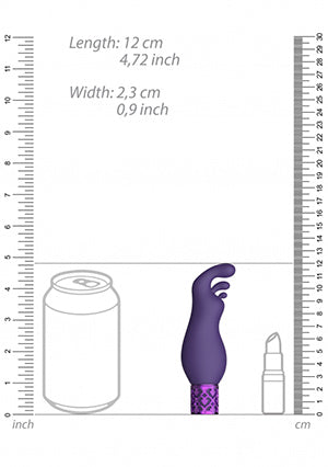 Shots Toys | Royal Gems Exquisite - 10 Speed Rechargeable Silicone Bullet - Purple