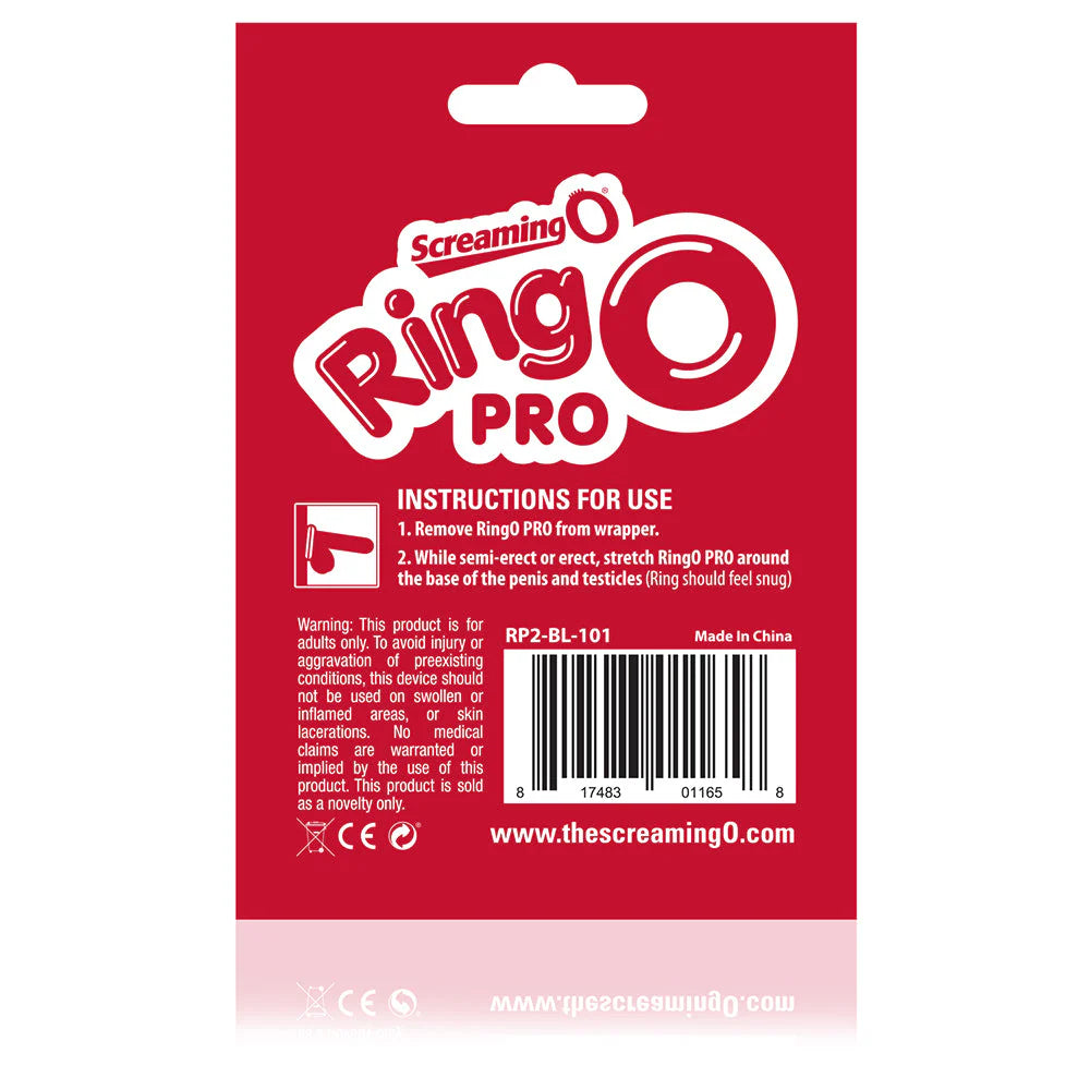 ScreamingO RingO Pro XL Cock Ring - Black