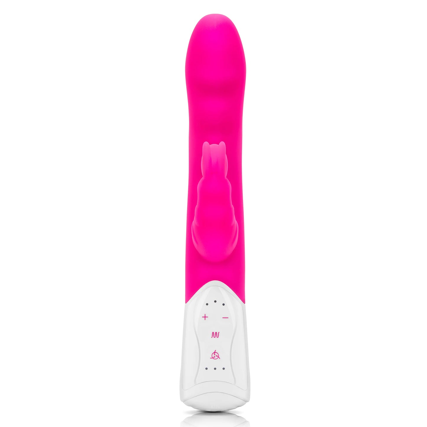 Rabbit Essentials Rechargeable Clitoral Suction Rabbit Vibrator - Hot Pink