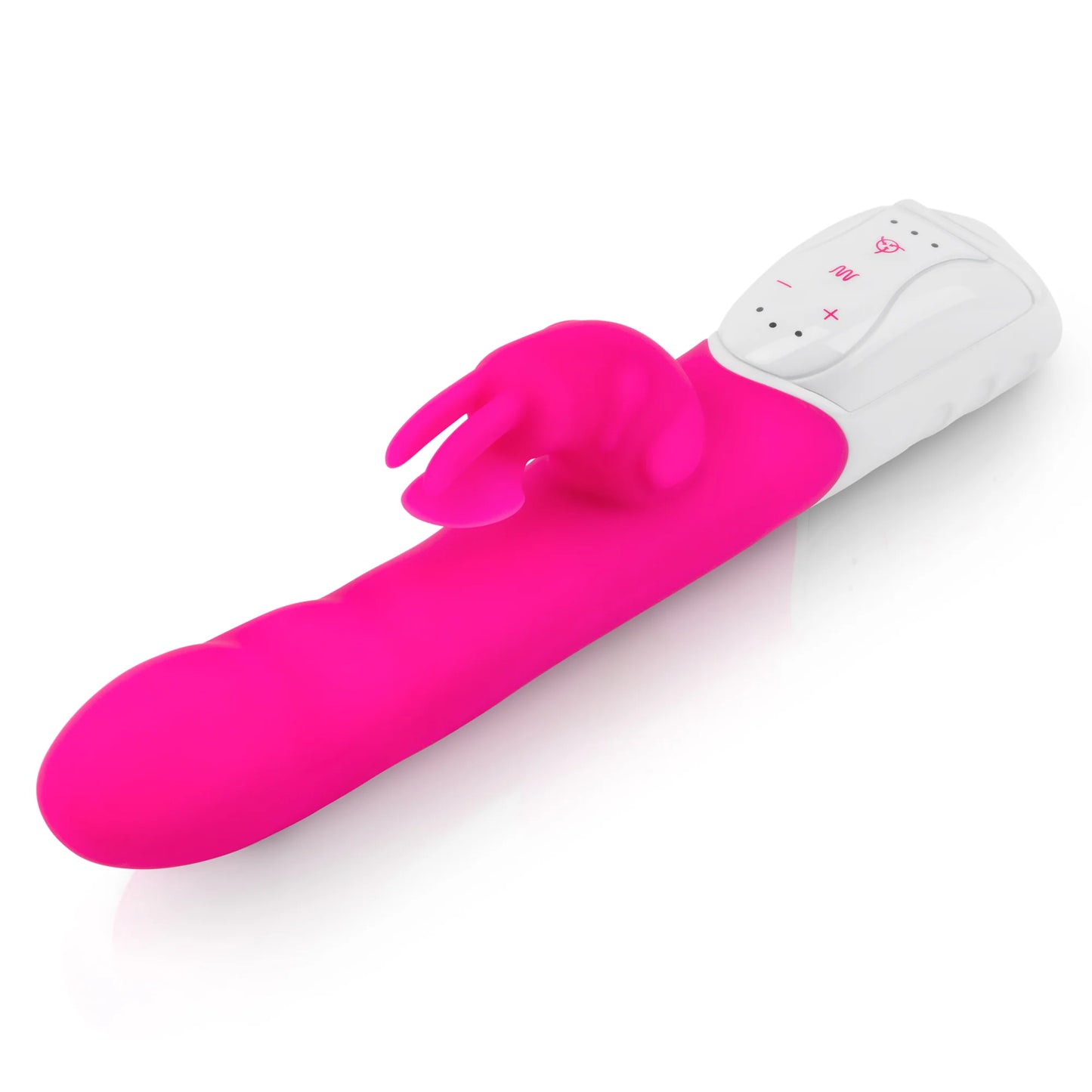 Rabbit Essentials Rechargeable Clitoral Suction Rabbit Vibrator - Hot Pink