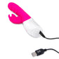 Rabbit Essentials Rechargeable Clitoral Suction Rabbit Vibrator - Hot Pink