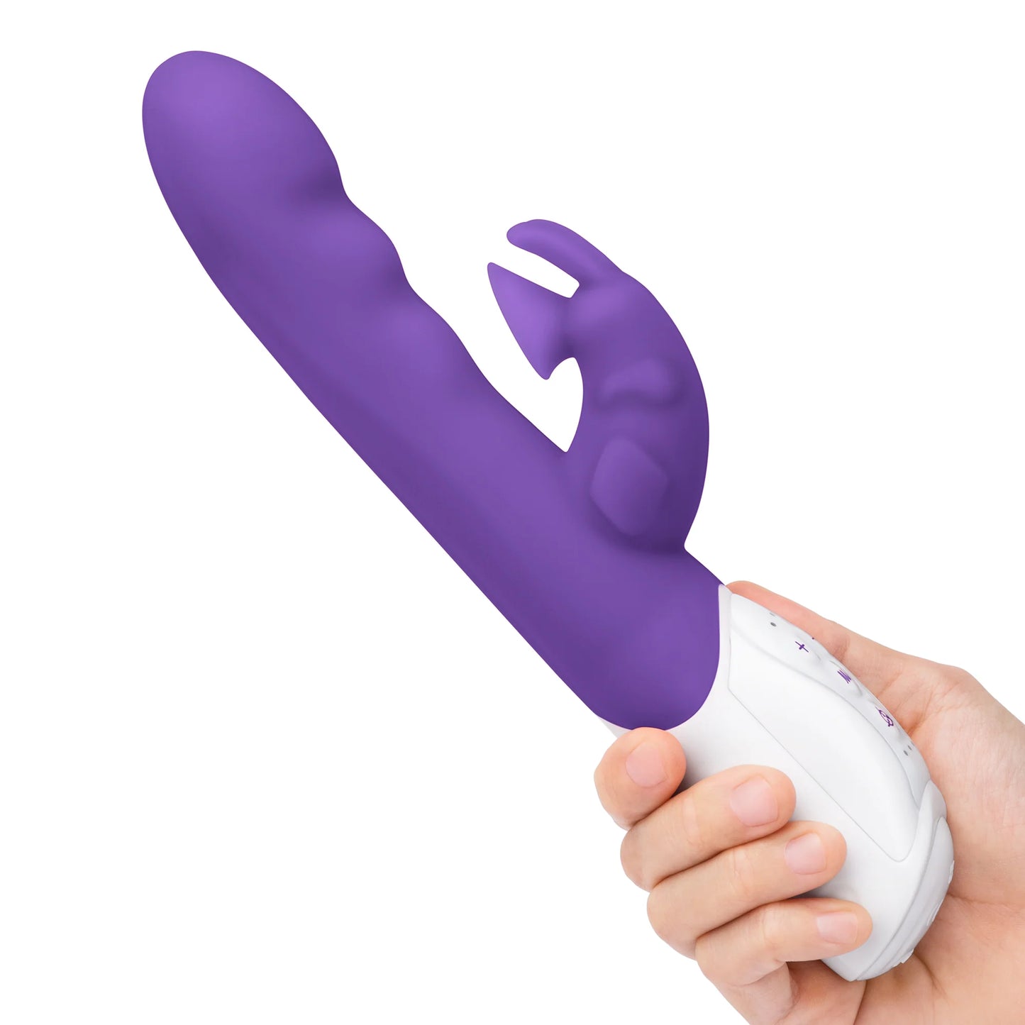 Rabbit Essentials Rechargeable Clitoral Suction Rabbit Vibrator - Purple