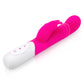 Rabbit Essentials Rechargeable Slim Shaft Thrusting G-Spot Rabbit Vibrator - Pink