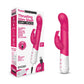 Rabbit Essentials Rechargeable Slim Shaft Thrusting G-Spot Rabbit Vibrator - Pink