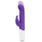 Rabbit Essentials Rechargeable Slim Shaft Thrusting G-Spot Rabbit Vibrator - Purple