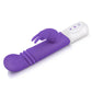Rabbit Essentials Rechargeable Slim Shaft Thrusting G-Spot Rabbit Vibrator - Purple