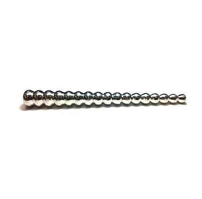 Rouge Stainless Steel Beaded Hollow Urethral Sound