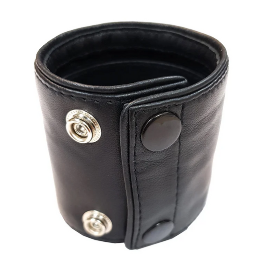 ROUGE Wrist Band Wallet With Piping Black Size S/M/L/XL