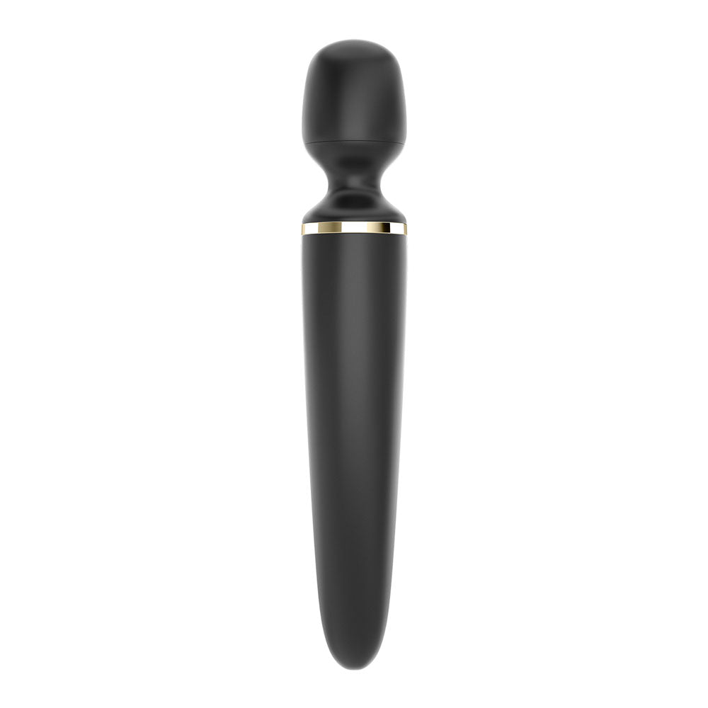 Satisfyer Wand-er Woman Body Massager Wand Vibrator - Black