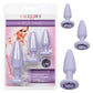 CalExotics | First Time Crystal Booty Kit with Gem Base - Purple