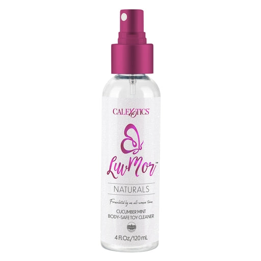 Calexotics LuvMor Naturals Cucumber Mint Body-Safe Toy Cleaner 4oz/120ml