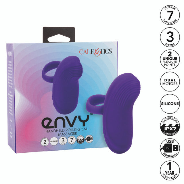 Calexotics Envy™ Handheld Rolling Ball Massager Vibrator