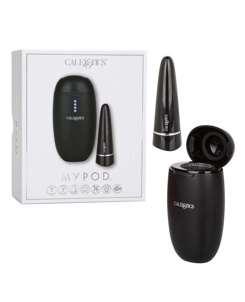 Calexotics MyPod Massager Vibrator with UV Sanitizing Light Black