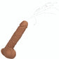 Calexotics Squirting Fuck Stick Vibrating Dildo Dong - Brown