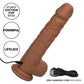 Calexotics Squirting Fuck Stick Vibrating Dildo Dong - Brown