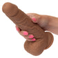 Calexotics Squirting Fuck Stick Vibrating Dildo Dong - Brown