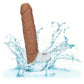 Calexotics Squirting Fuck Stick Vibrating Dildo Dong - Brown