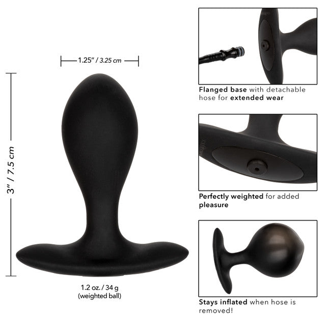 Calexotics Weighted Silicone Inflatable Plug