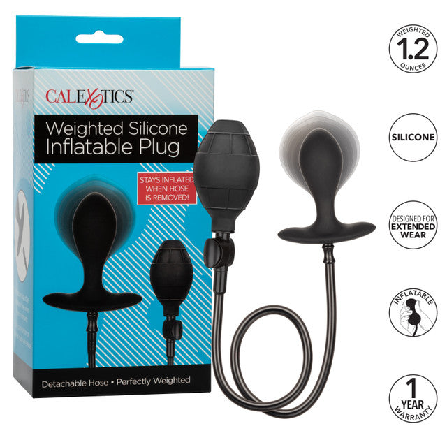 Calexotics Weighted Silicone Inflatable Plug