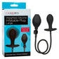 Calexotics Weighted Silicone Inflatable Plug Large