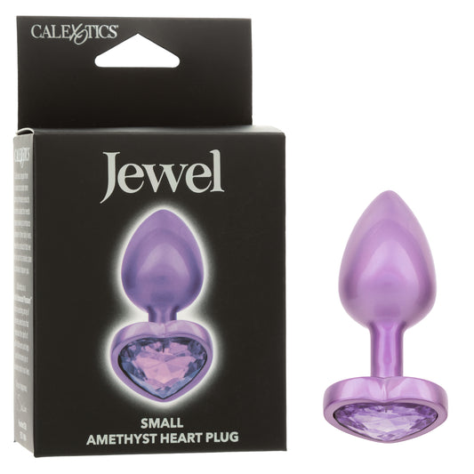 Calexotics Jewel Small Amethyst Heart Plug