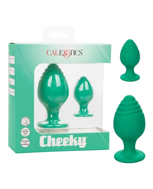 Calexotics Cheeky Anal Plugs 2 Pack - Green