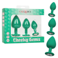 Calexotics Cheeky Anal Plugs 3 Pack - Green