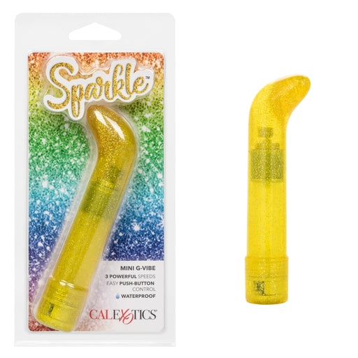 Calexotics Sparkle Mini G-Vibe - Yellow