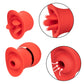 CalExotics French Kiss Suck & Play Interchangeable Set - Suction Vibrator and Triple Teaser