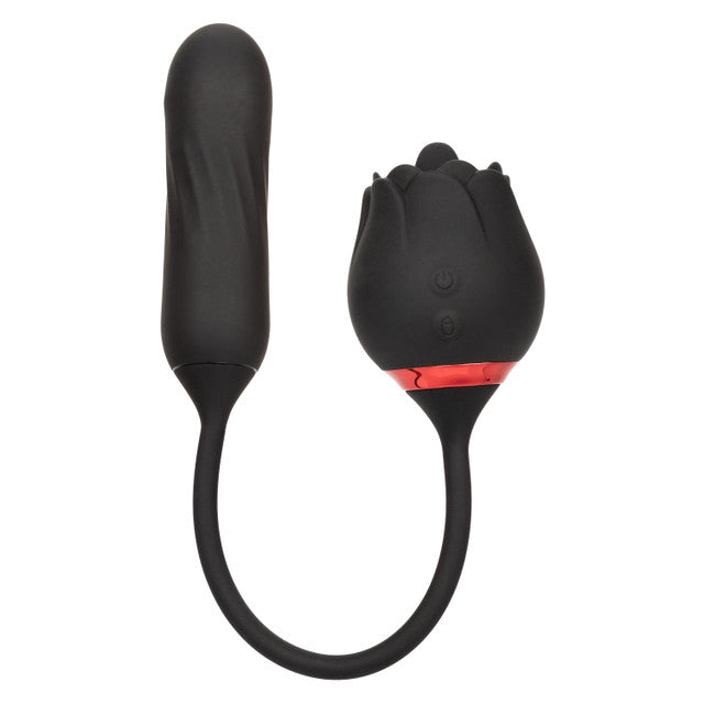 CalExotics French Kiss Elite Lover - Flickering Teaser and Rotating Bullet Vibrator