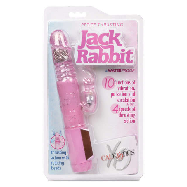 Calexotics Jack Rabbit Petite Thrusting Rabbit Vibrator Pink