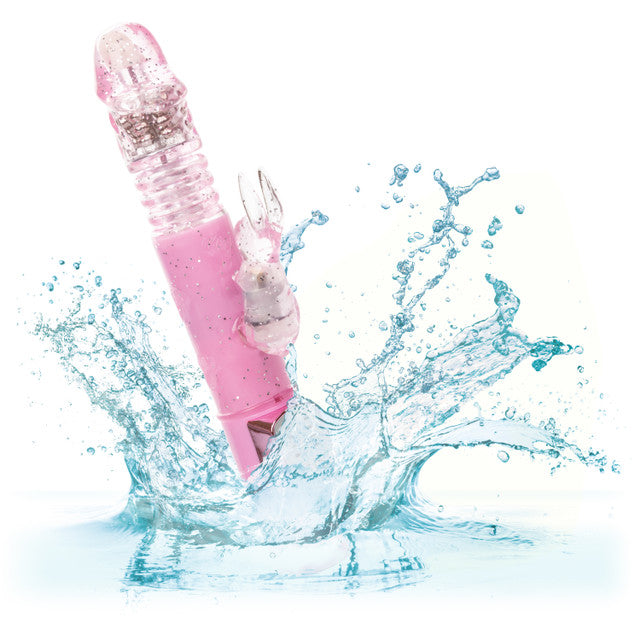 Calexotics Jack Rabbit Petite Thrusting Rabbit Vibrator Pink