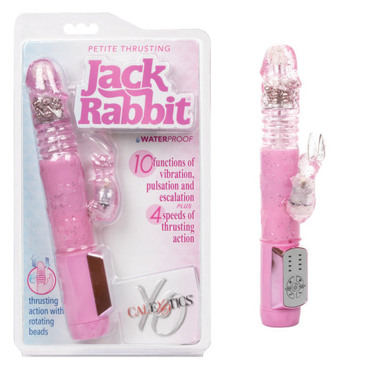 Calexotics Jack Rabbit Petite Thrusting Rabbit Vibrator Pink