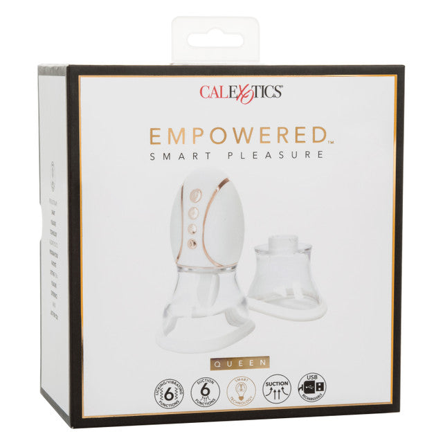 CalExotics Empowered Smart Pleasure Queen Flickering Suction Vibrator