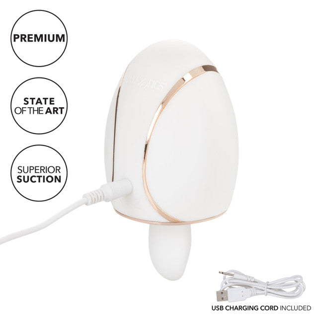 CalExotics Empowered Smart Pleasure Queen Flickering Suction Vibrator