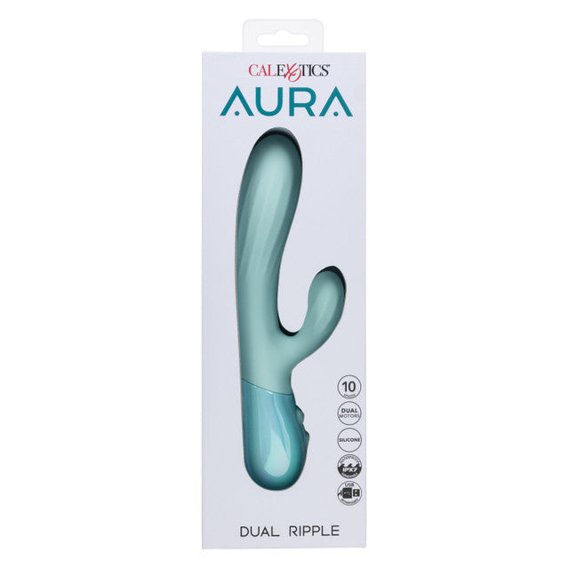 CalExotics Aura Dual Ripple Rabbit Vibrator