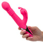 CalExotics Enchanted Kissing Butterfly Thrusting Rotating Beads Rabbit Vibrator