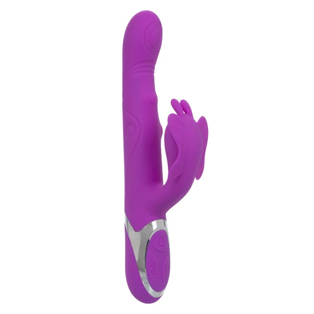 CalExotics Enchanted Rocking Throbbing Butterfly Rabbit Vibrator