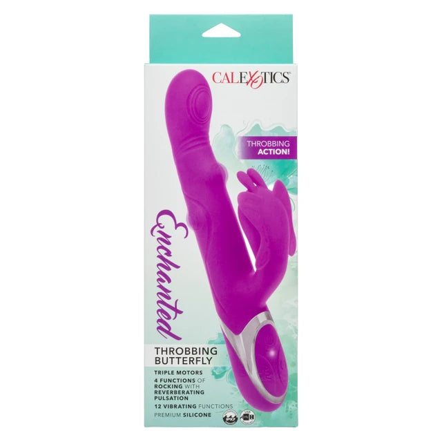 CalExotics Enchanted Rocking Throbbing Butterfly Rabbit Vibrator