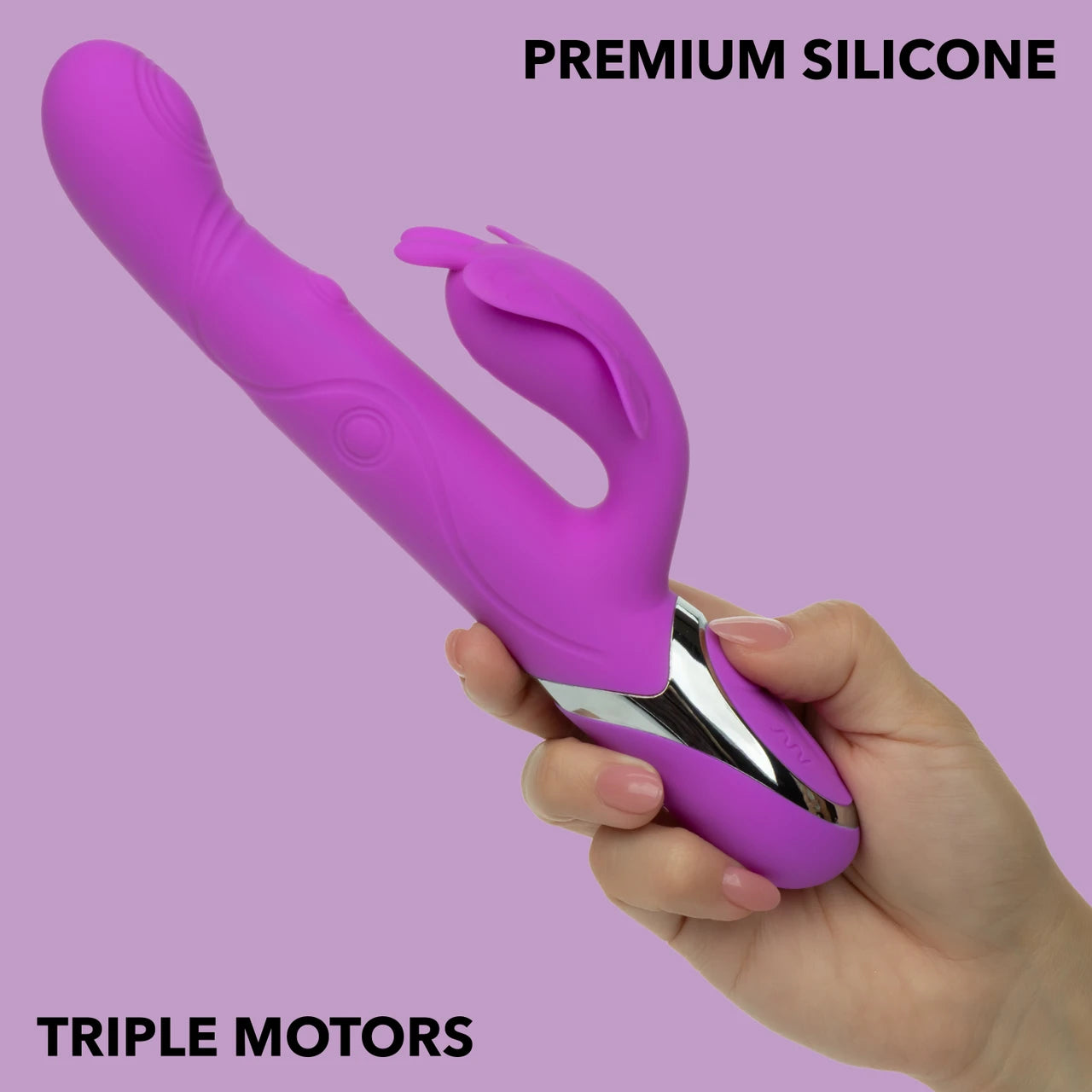 CalExotics Enchanted Rocking Throbbing Butterfly Rabbit Vibrator