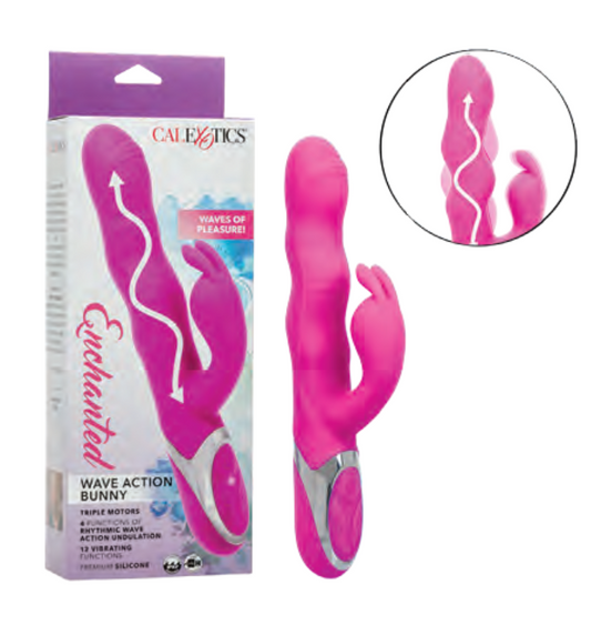 CalExotics Enchanted Wave Action Rabbit Vibrator