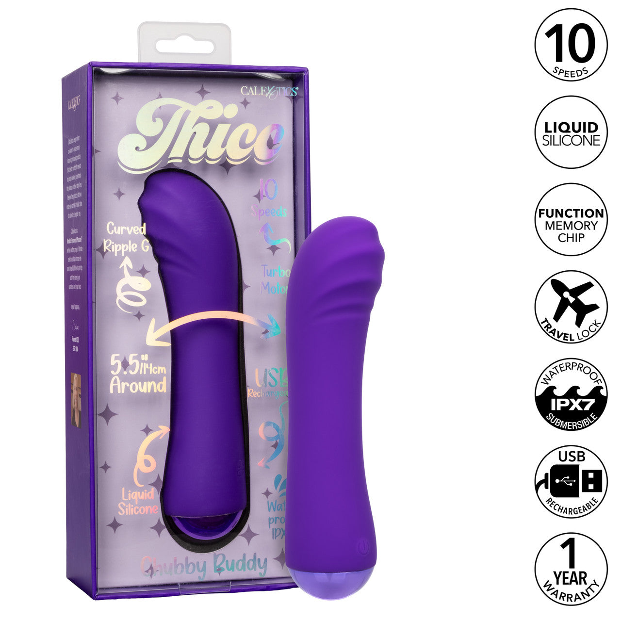 Calexotics Thicc Chubby Buddy Massager G-Spot Vibrator