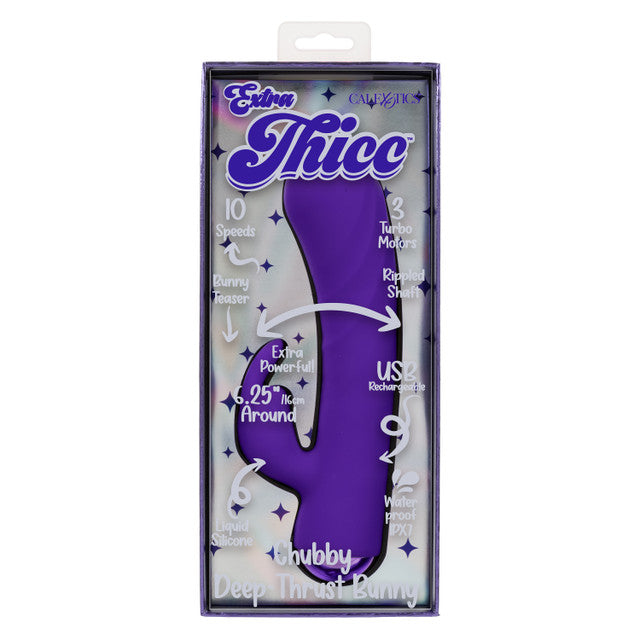 Calexotics Extra Thicc™ Chubby Deep-Thrust Bunny Rabbit Vibrator