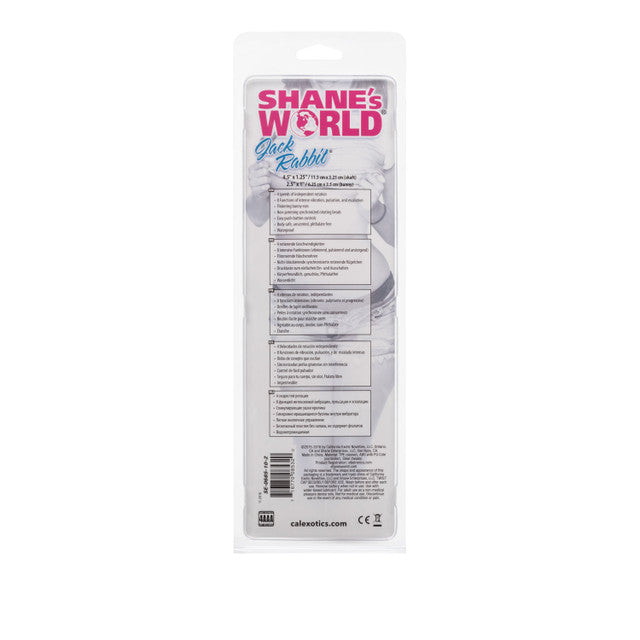 CalExotics Shane's World Jack Rabbit Rotating Beads Vibrator Pink