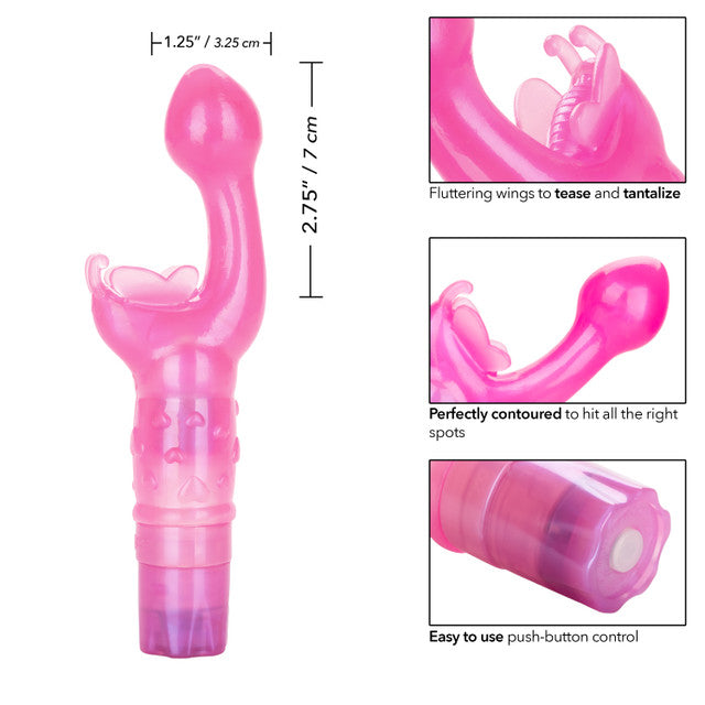 Calexotics The Original Butterfly Kiss Vibrator - Pink