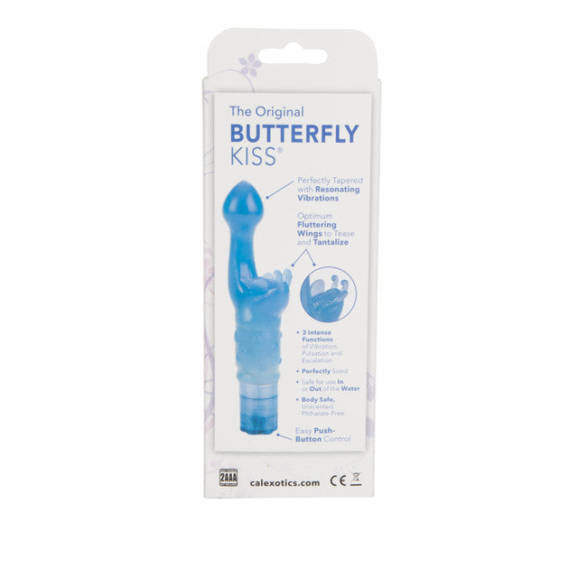 Calexotics The Original Butterfly Kiss Vibrator - Blue