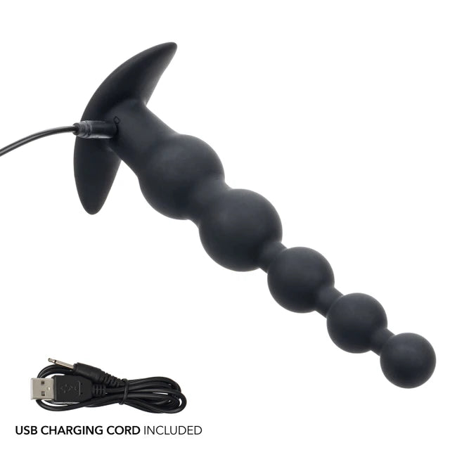 Calexotics Rechargeable X-5 Power Beads - Vibrating Flexible Anal Beads