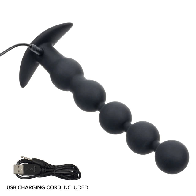 Calexotics Rechargeable Power Balls - Vibrating Flexible Anal Beads